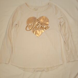 Girls, Children's Place, cream color, long sleeve